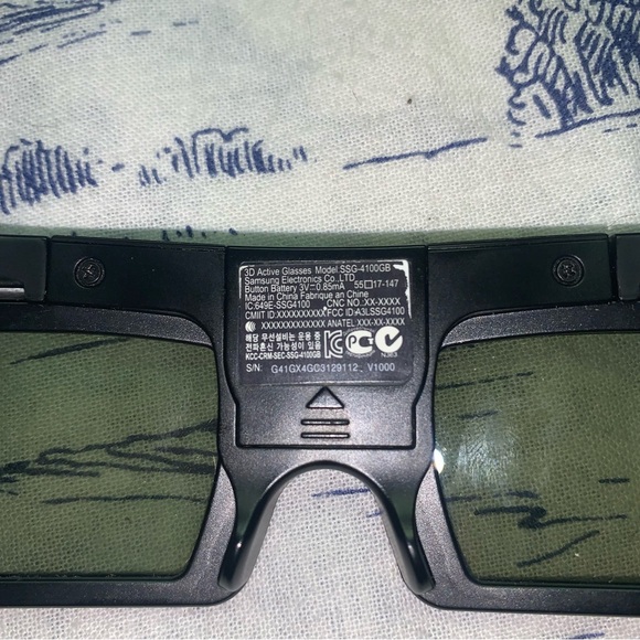 Samsung 3D Active Glasses SSG4100GB Samsung 3D Active Glasses For Television - Picture 7 of 7